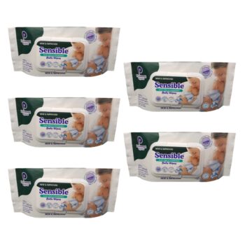 Sensible Baby Wipes Pack of 5