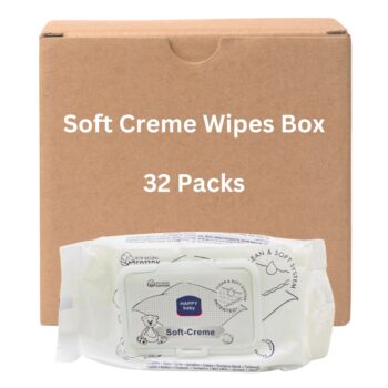Soft Creme Baby Wipes Box 32 Packs