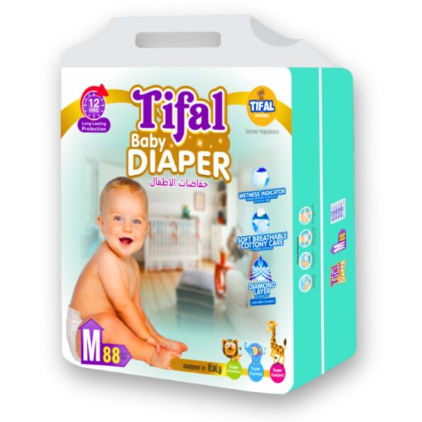 Tifal Baby Diapers Size 3 Medium Mega Pack 6-11kg