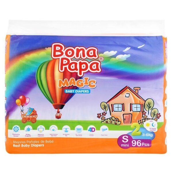 Bona Papa Diapers Size 2 Small Mega Pack 3-6kg
