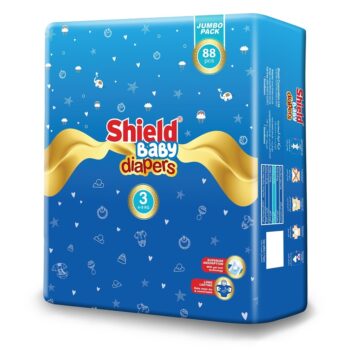 Shield Baby Diapers Size 3 Medium Jumbo Pack 4-9kg