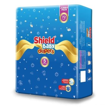Shield Baby Diapers Size 5 XL Jumbo Pack 11-25kg