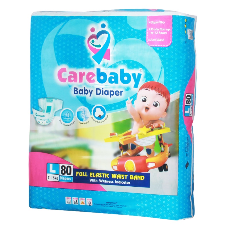 Care Baby Diaper (7-15kg) Size 4 Large Mega Pack - BabyHub.pk