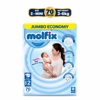 Molfix Baby Diapers Size 2 Mini Jumbo Pack 3-6kg