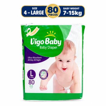 Vigo Baby Diapers Size 4 Large Mega Pack 7-15kg