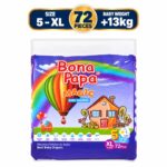 bona papa baby diapers size 5