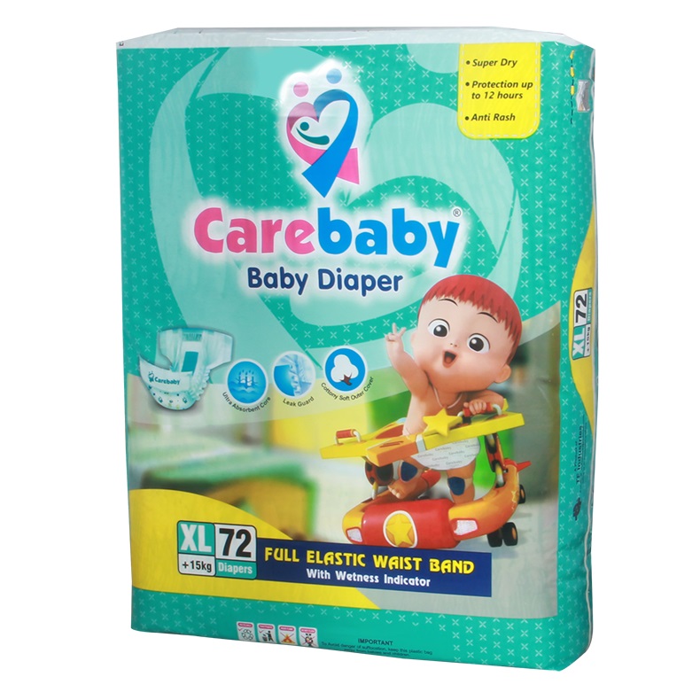 Care Baby Diaper (+15kg) Size 5 X-Large Mega Pack - BabyHub.pk