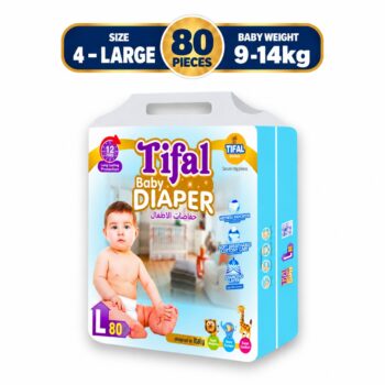 Tifal Baby Diapers Size 4 Large Mega Pack 9-14kg