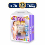 tifal baby diapers size 5