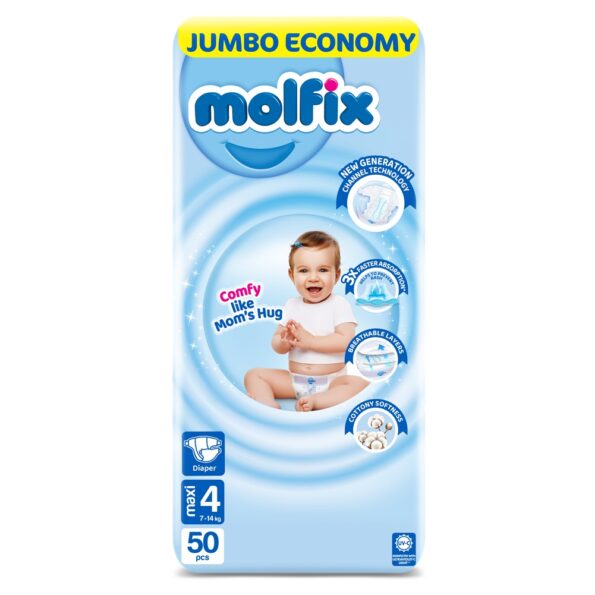 Molfix Diapers Size 4 Maxi Jumbo Pack 7-14kg