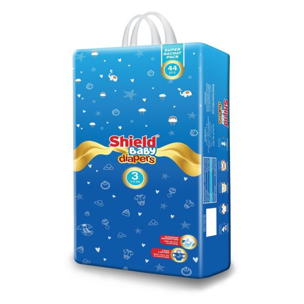 Shield Baby Diapers Size 3 Medium Super Bachat Pack 4-9kg