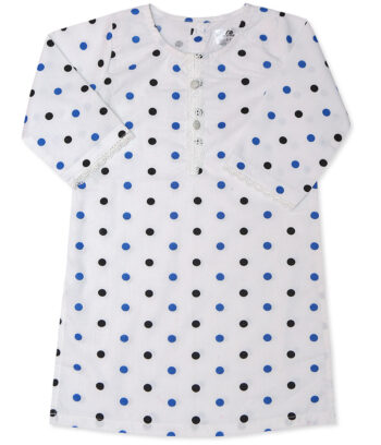 Blue Polka Dot Kurti