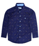 Blue Pen Boys Check Shirt