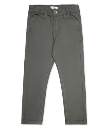Dark Grey Boys Cotton Pant
