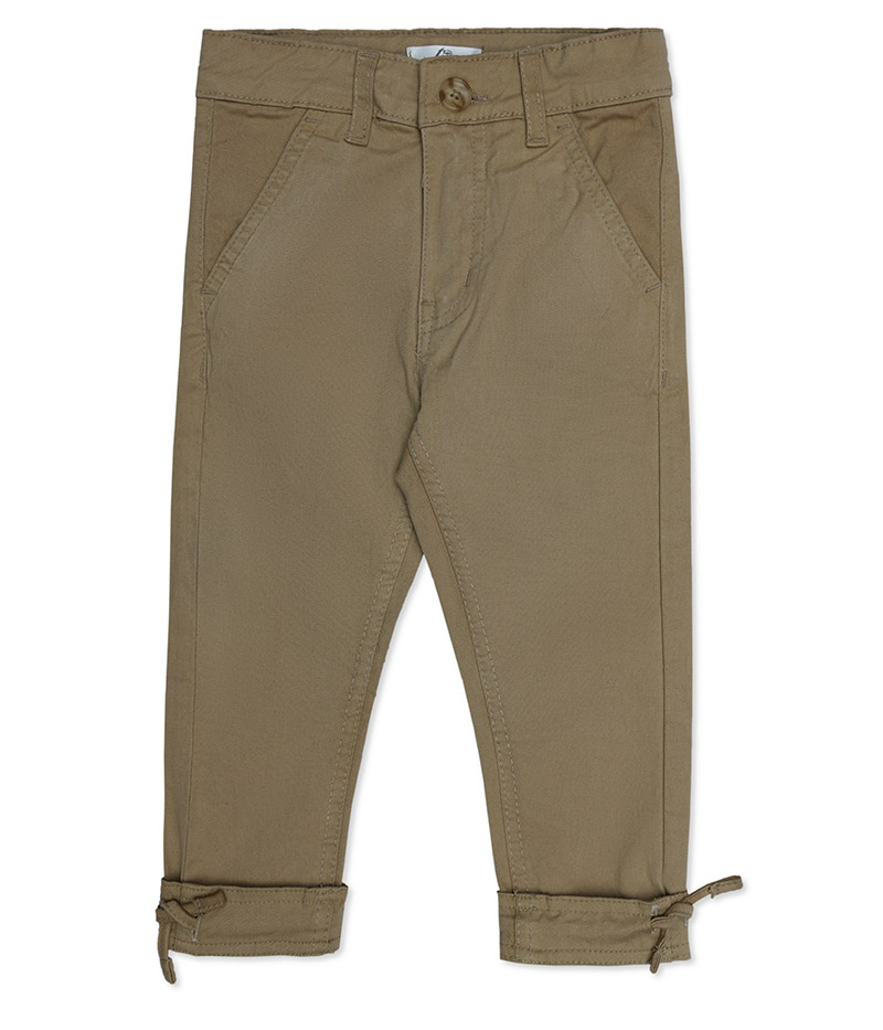 Khaki Cotton girls Pant Khaki Girls Cotton Pant