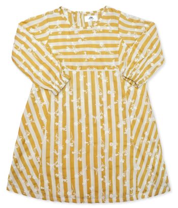 Mustard Floral Kurti