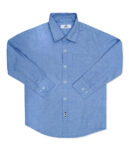Solid Light Blue Boys Shirt