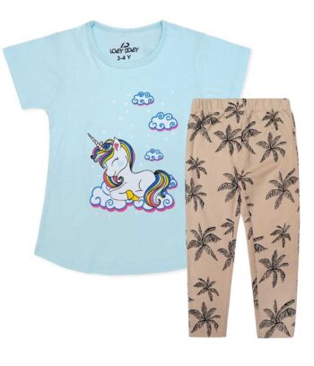 Unicorn Girls Night Suit