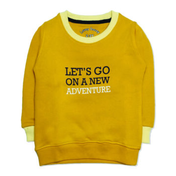 Lets go on a new adventure Boys Sweatshirt
