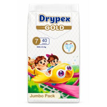 Drypex Gold Baby Diapers Size 7 XXXL Jumbo Pack +21kg